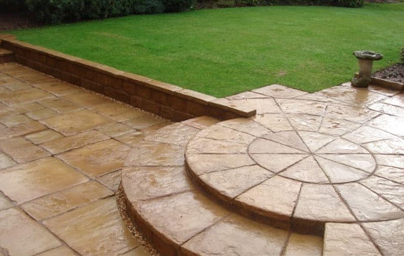 A sinking patio rebuilt, start to finish